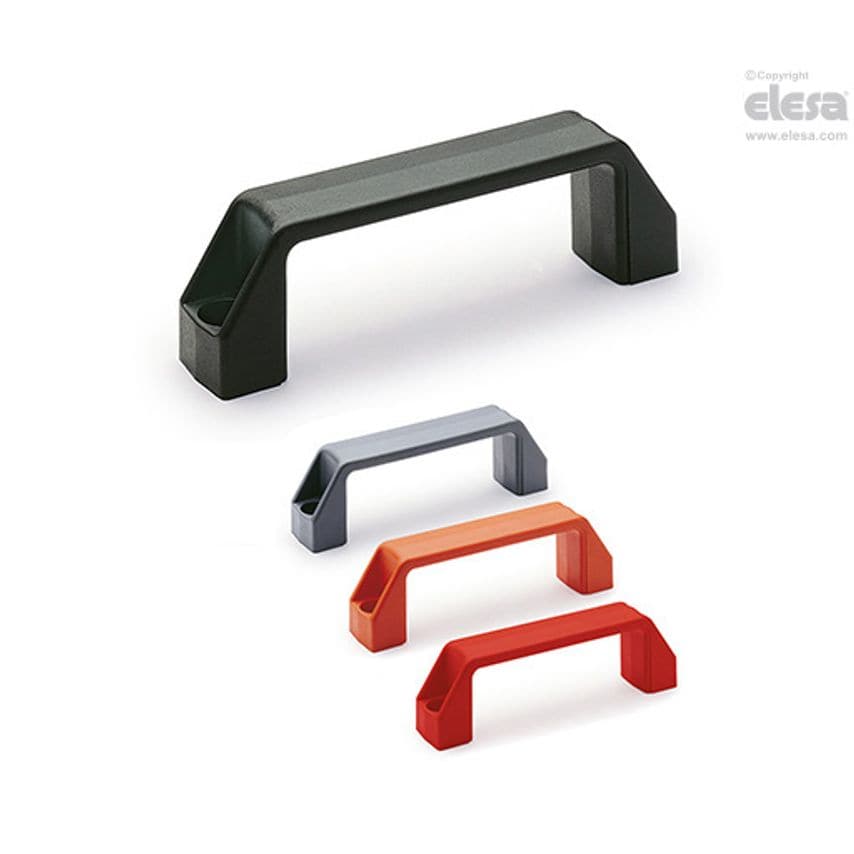 Shop ELESA Bridge handleM.443/260CHC6 Red U Handles Zoro UK