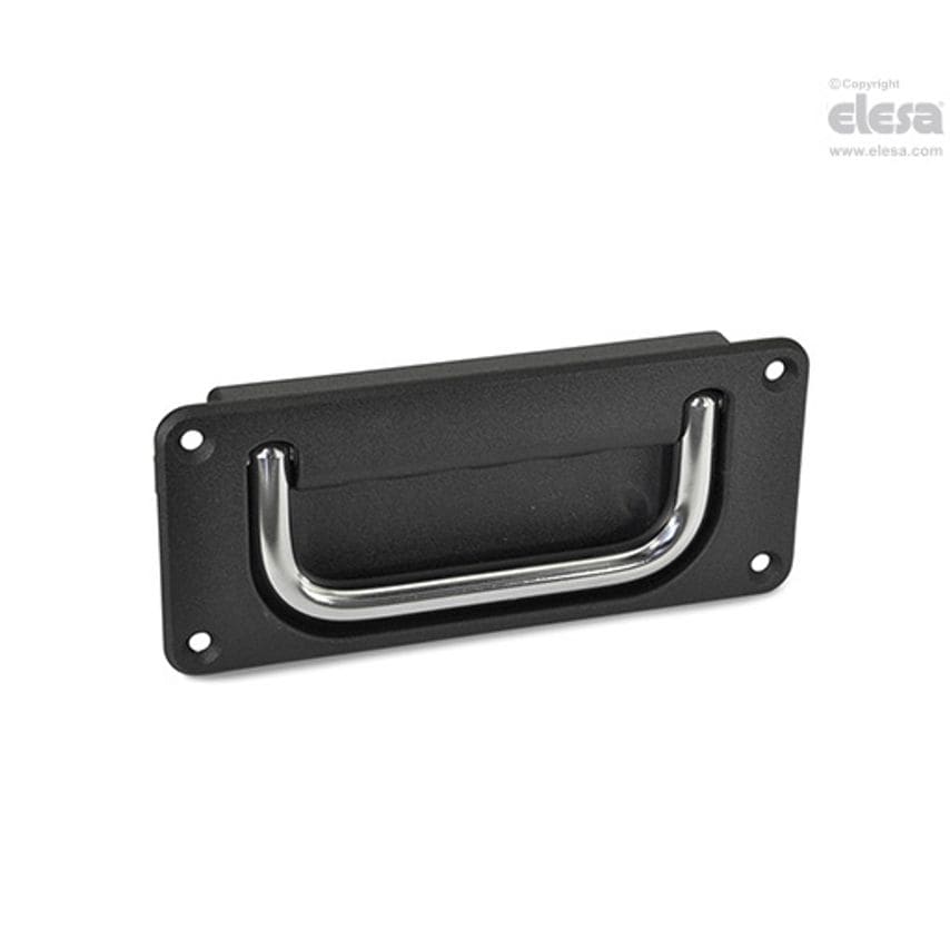 ELESA Folding handle-GN 425.8-100-CR-SW-B