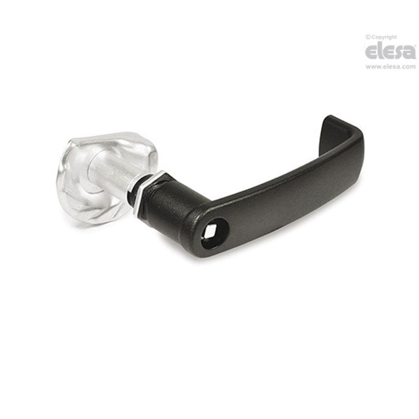 ELESA GN 1193 Cam latches with handle and key zinc alloy GN.119.3-VDE-A4-SW
