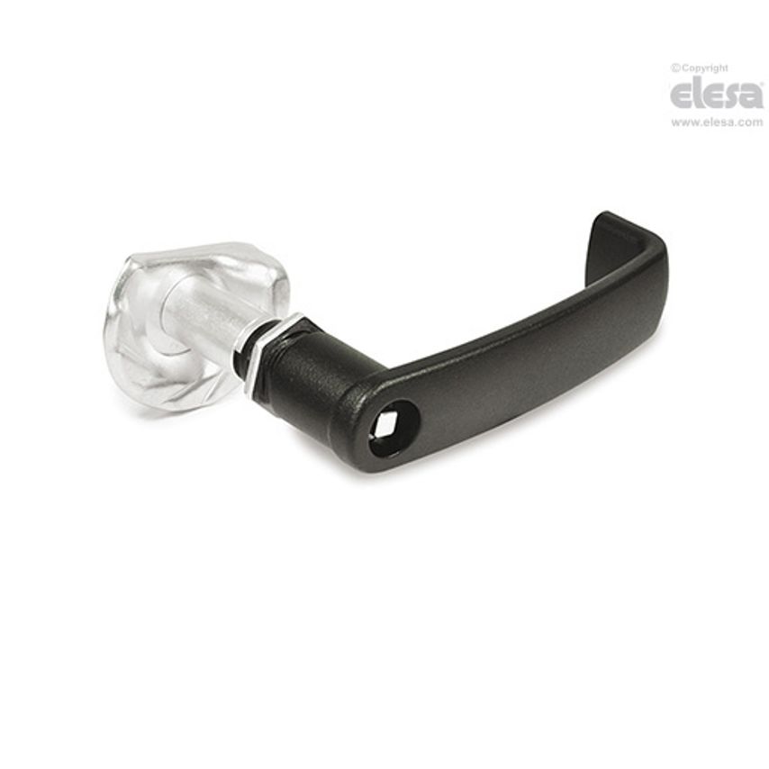ELESA GN 1193 Cam latches with handle and key zinc alloy GN.119.3-VK7-A9-SR