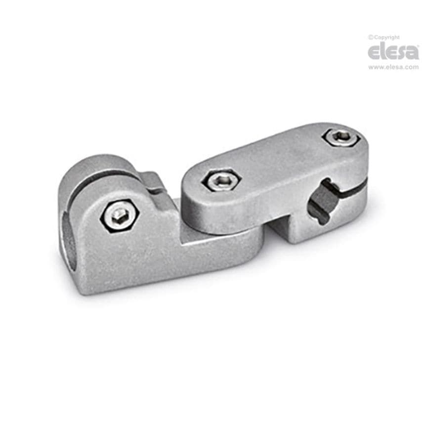 ELESA Pivoting Connecting Clamp-GN 287-B16-B16-2-BL