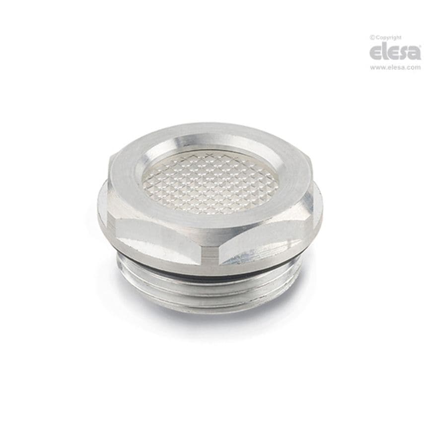 ELESA GN 744 Oil Level Sight Glass Aluminium Prismatic Window GN 744-18-M26X1.5-