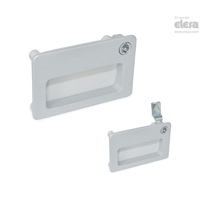 ELESA Flush pull handle-GN 115.10-0.1-DK-1-SR