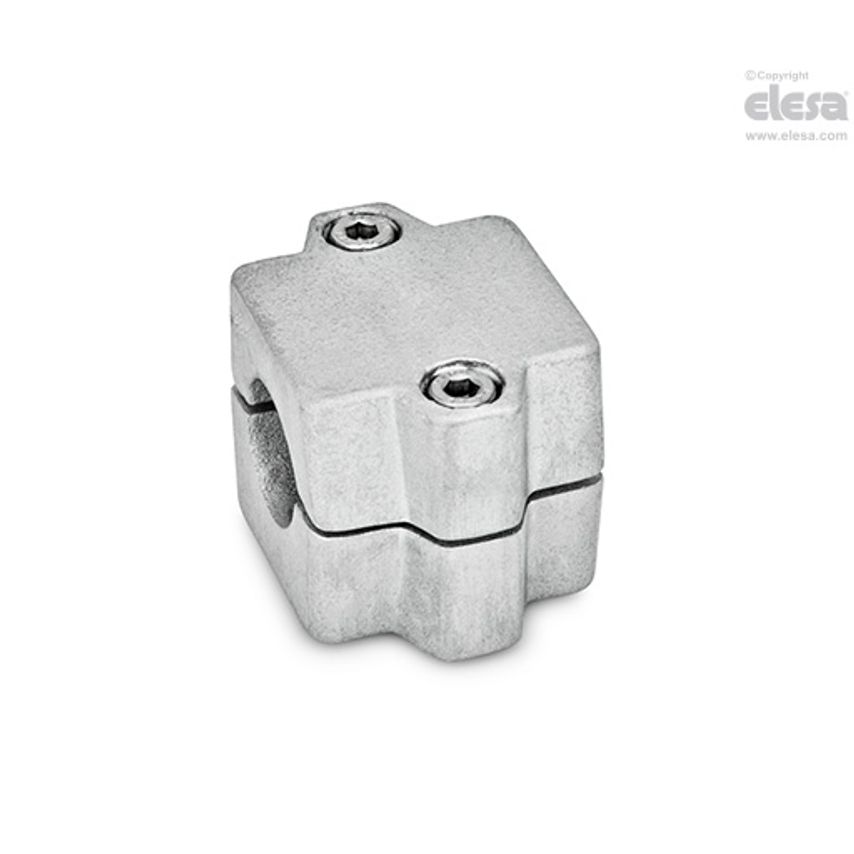 ELESA Support for Round Tube-GN 241-B40-76-2-BL