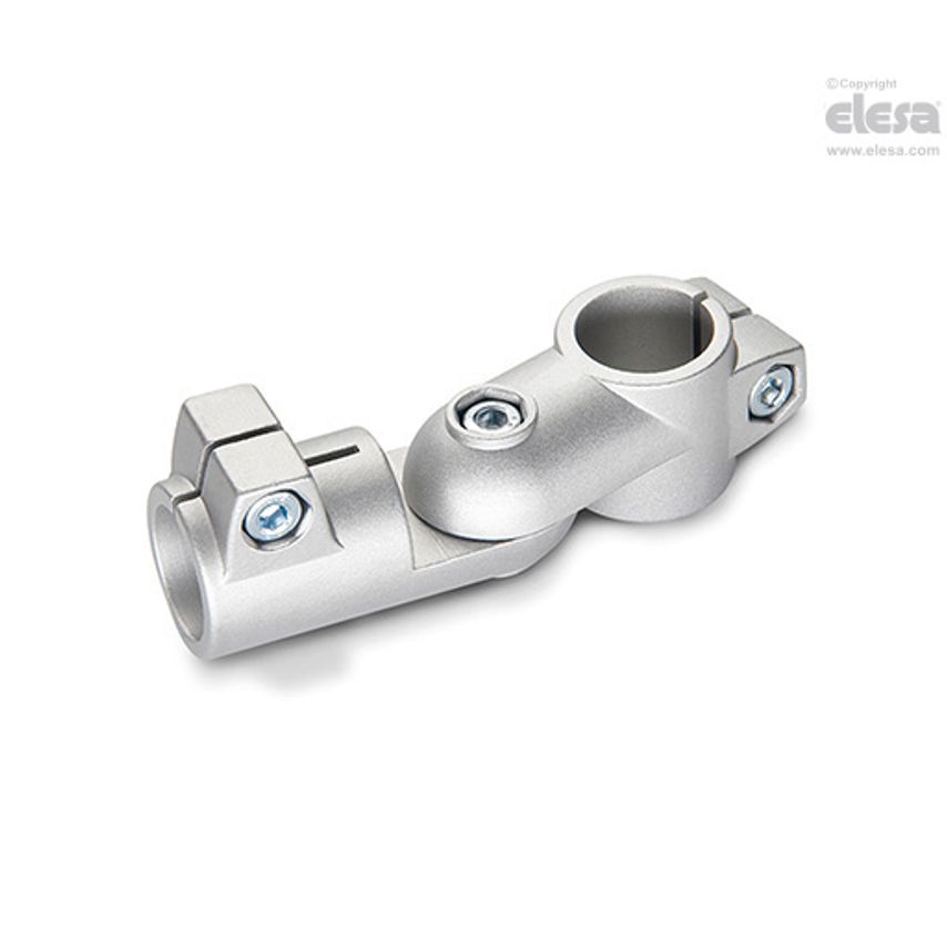 ELESA Pivoting Connecting Clamp-GN 284-B42-B42-S-2-BL