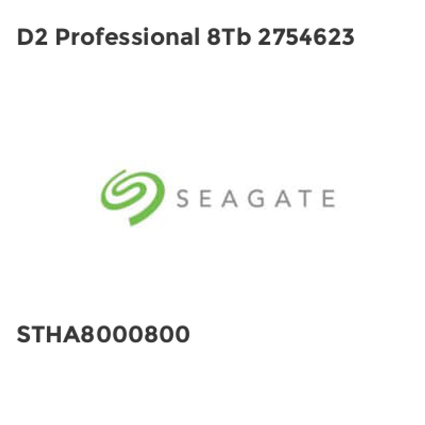 Seagate D2 Professional 8Tb 2754623