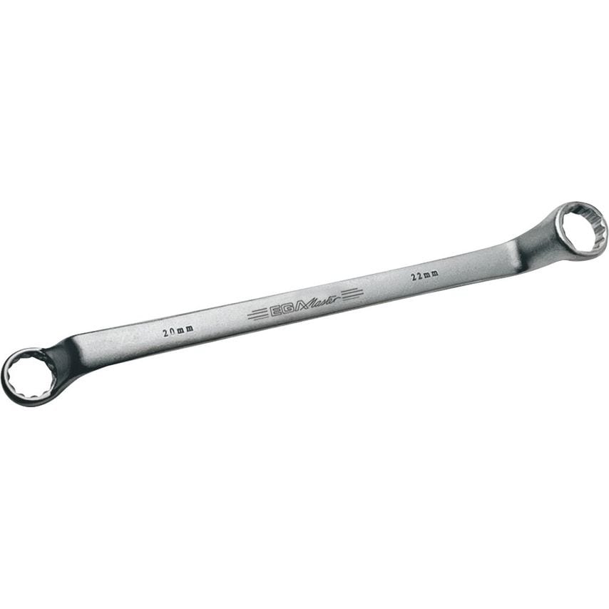 EGA Master Double Offset Ring Wrench 11 - 13mm Aerospatial Chrome Pla- you get 9