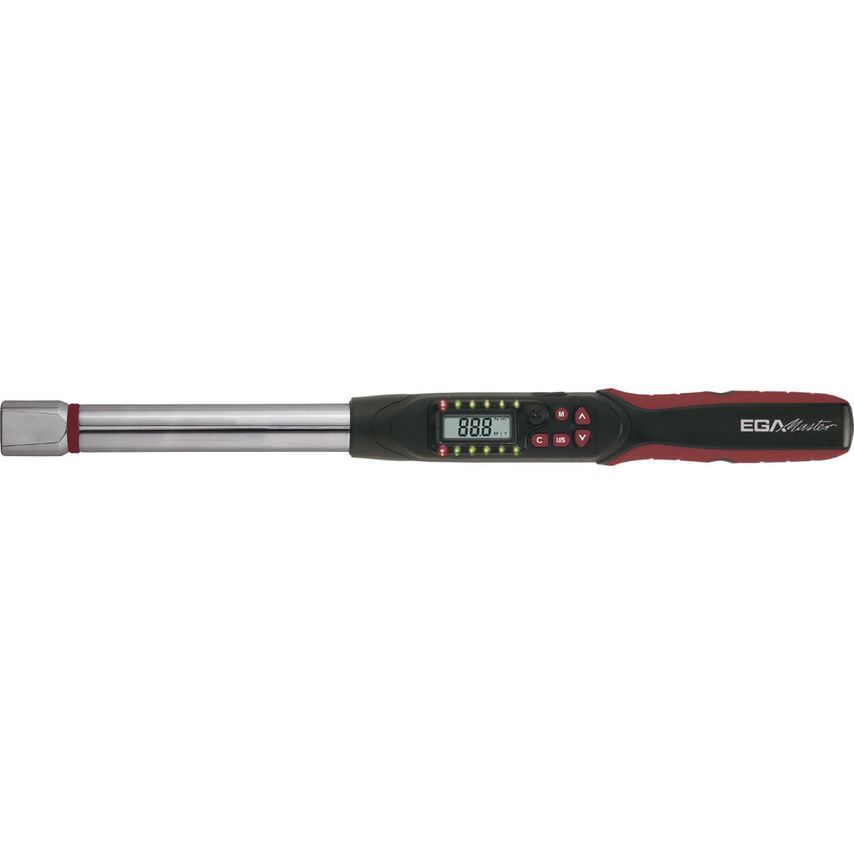 EGA Master Digital Torque Wrench 6, 8 - 135 NM Connection 9 x 12mm without Data