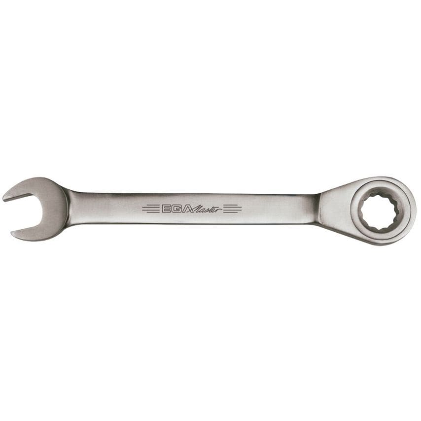 EGA Master Combination Ratchet Wrench 19mm Inox
