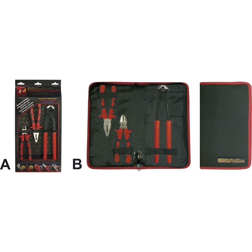 EGA Master SET-3 Pcs. Pliers Titacrom Bimat and Tower Pincer- you get 2