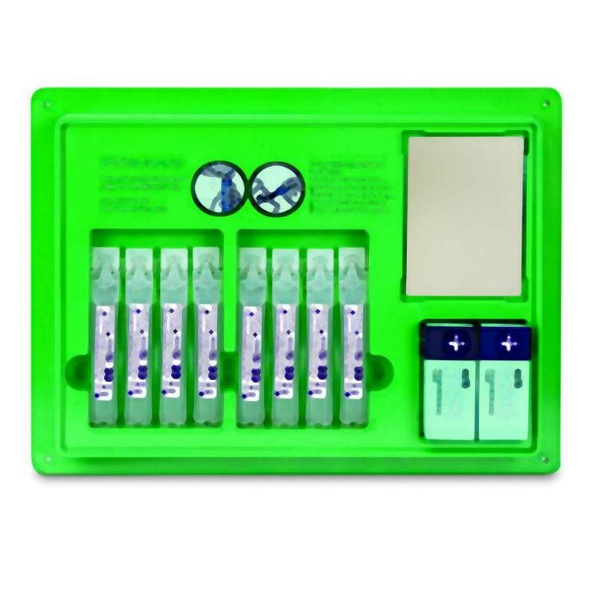 Eye Wash Pod Kit in Large Compact Aura (10 x 20ml Pods, 40 Tissues)