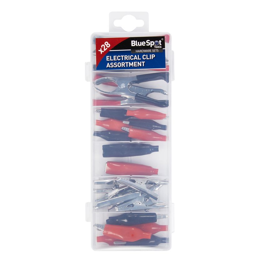 Blue Spot Tools Blue Spot Tools 28 PCE Assorted Electrical Clip Set- you get 28