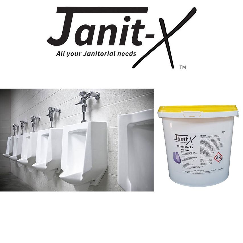 JanitX JanitX Yellow Urinal Blocks 3kg NWT4531 at Zoro
