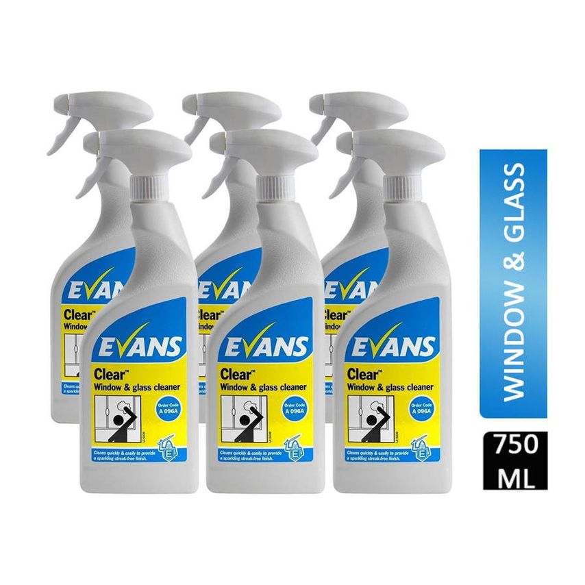 Clear Window & Glass Cleaner 750ml