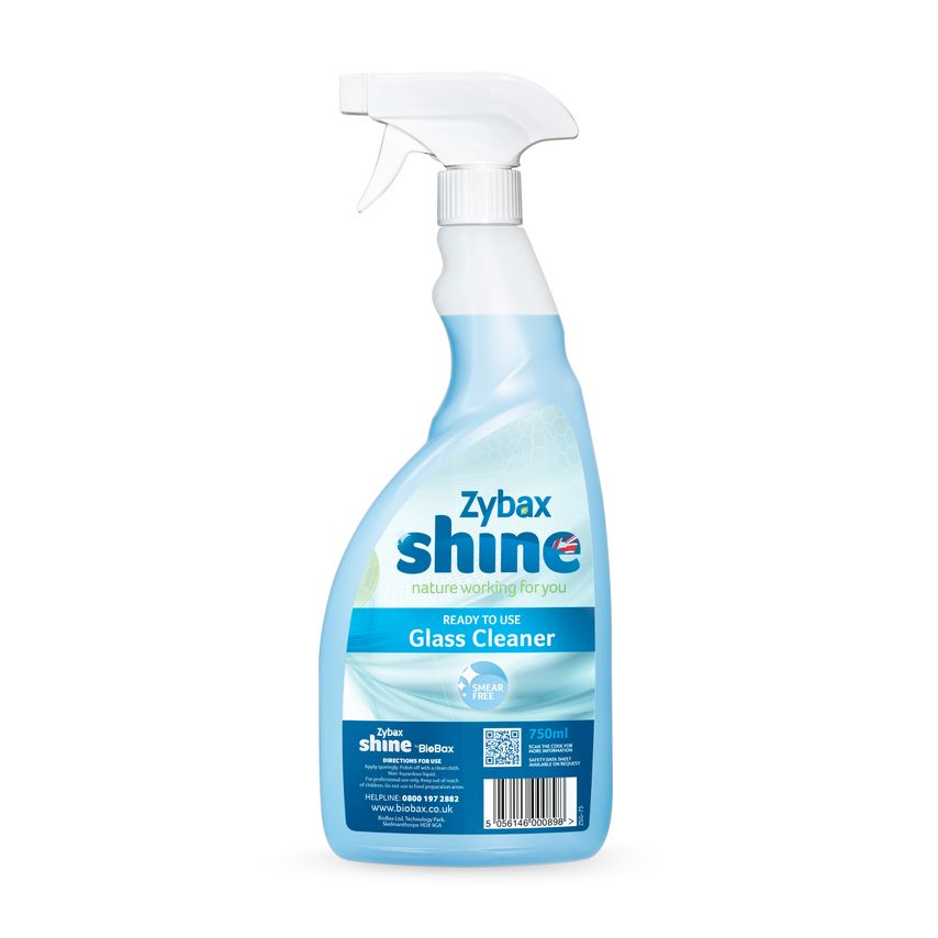 Shine Glass Cleaner Ready to Use Trigger 750ml - Pack 6