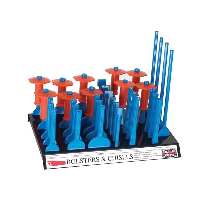 Footprint Tools 35 Bolsters and Chisels Stand with Stock FOO35
