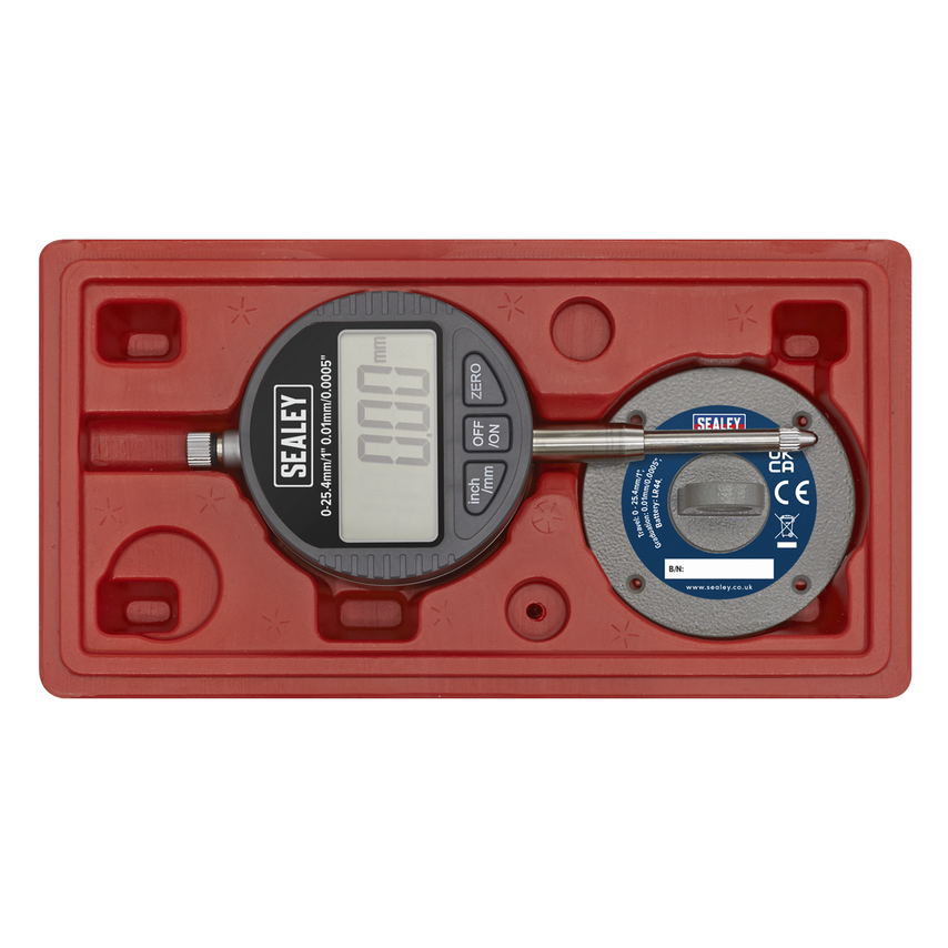 Sealey Dual Reading Digital Dial Bore Gauge- you get 50
