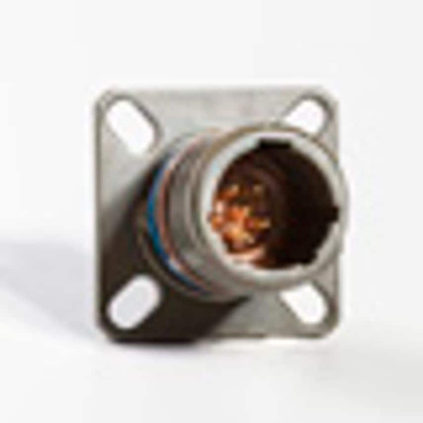 38999 Series III (D38999/20K) - Wall Mount Receptacles (Stainless Steel Shell with Firewall Insert)