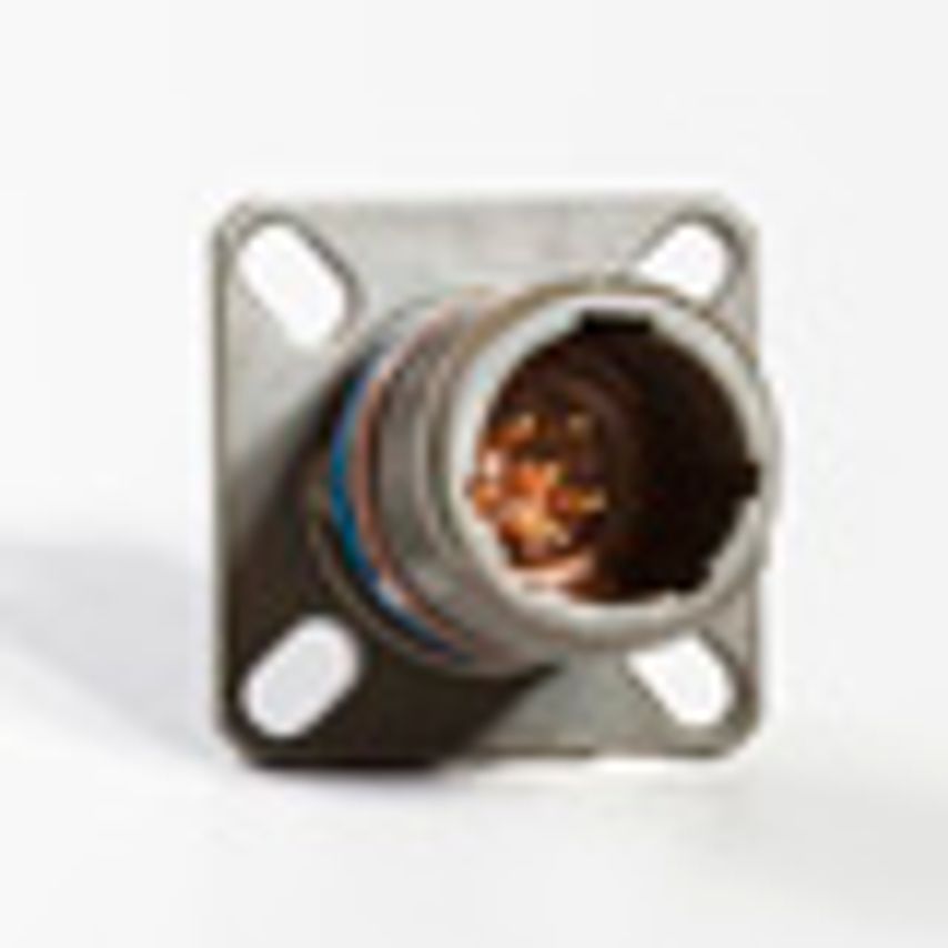 38999 Series III (AE320W) - Wall Mount Receptacles (Aluminium Shell with Olive Cadmium over Nickel Base)
