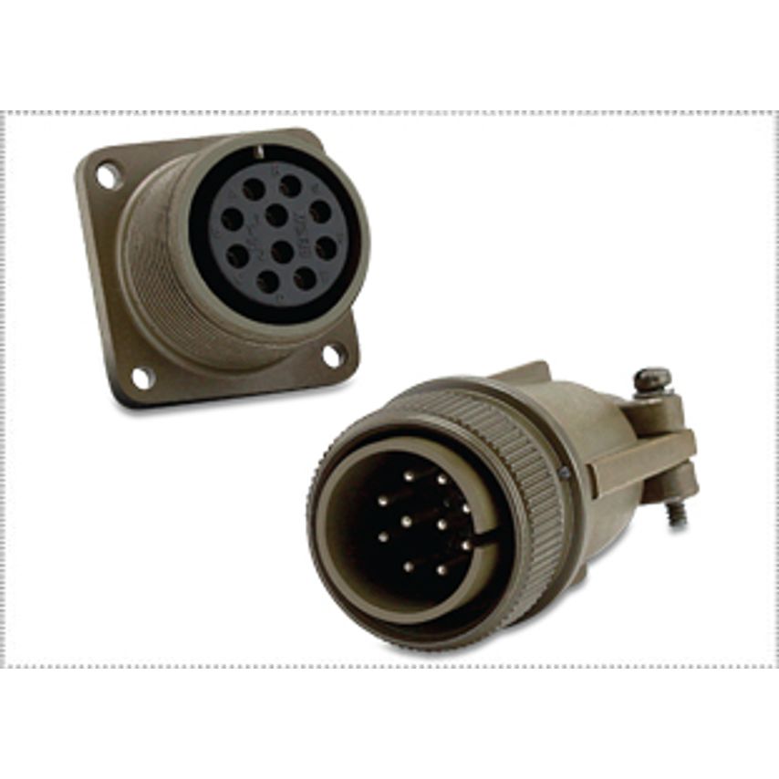 Amphenol AC 3C 2#16, 1#0 SKT PLUG ACC08AF22-21RZ-025