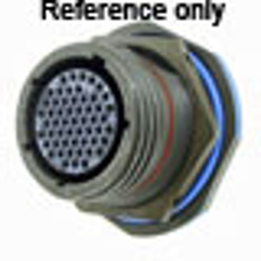 CTV07RW - TV-CTV Tri-Start Series III - Jam Nut Receptacles - 8 Contacts