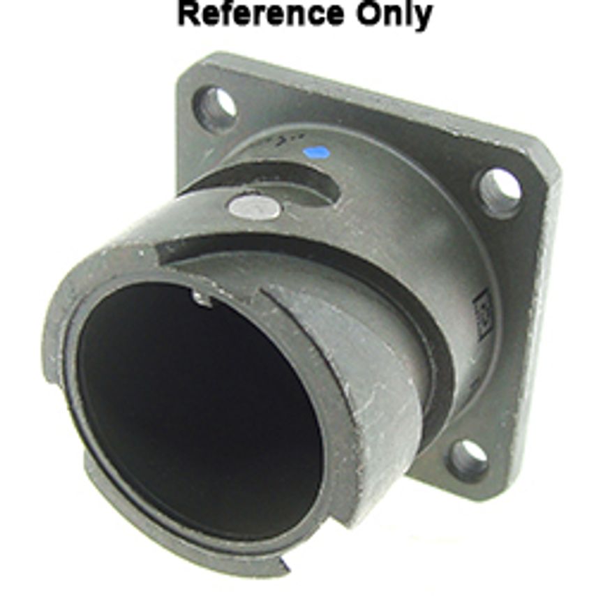 GTC030 - GT Series - Bayonet Coupling - Crimp, Square flange receptacles - Circular Connectors, Pin - 5 Contacts