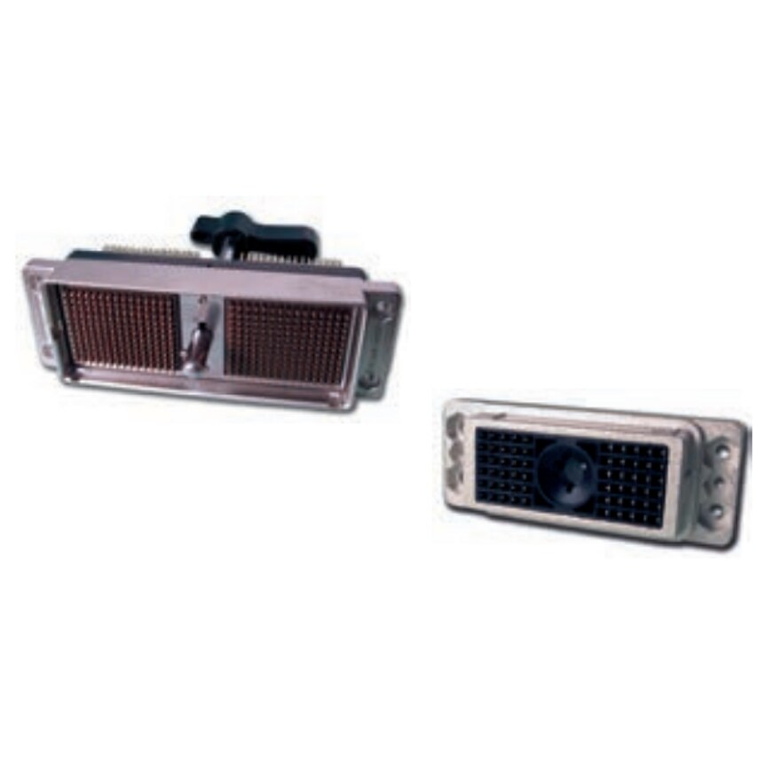 ZIF Rack/Panel Connectors (DLM) -  Glass Filled Thermoplastic
