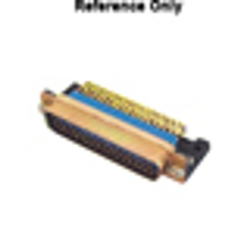 Amphenol PCD 50 PIN RA PCB STL ZN M24308/24-29Z