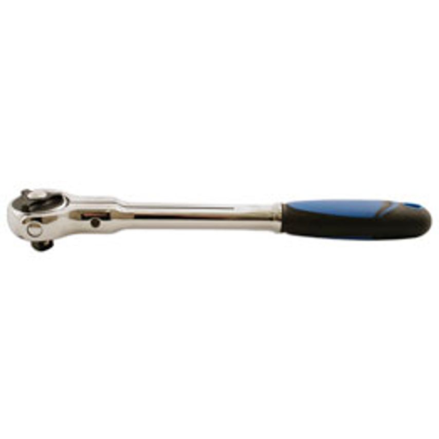 Laser Swivel Head Ratchet 3/8"D