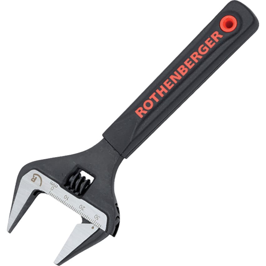 Shop Rothenberger Adjustable Wide Jaw Wrench 6" comes with Soft Jaw Protectors Adjustable