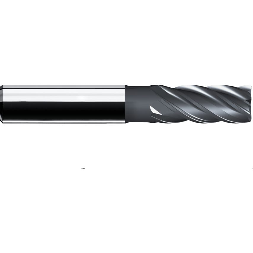 SwissTech 6.0MM 5 Flute 0.50 Radius Vari Helix TiAlN Coated Carbide End Mill