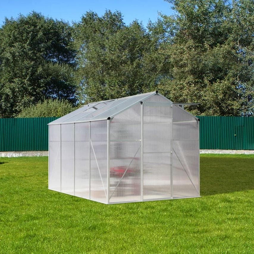 Living and Home Aluminium Hobby Greenhouse with Window Opening - Picture 2 of 5
