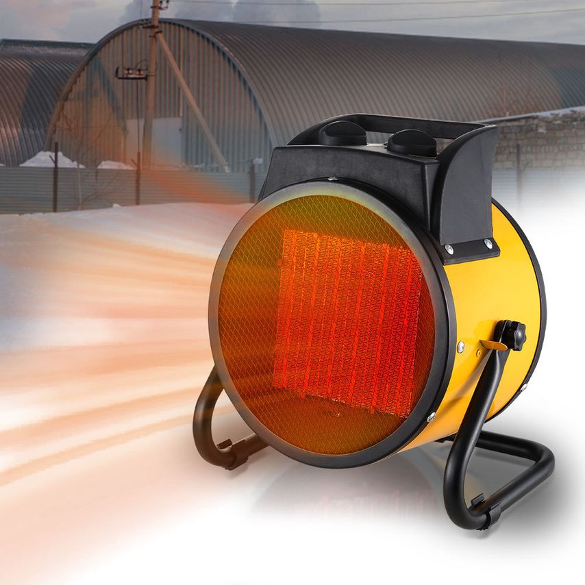 Living and Home Portable Electric Garage Workshop Air Heater
