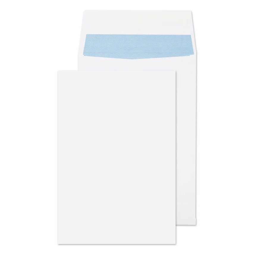 Valuex Pocket Gusset Envelope C4 Peel and Seal Plain 25mm Gusset 140gsm White (P