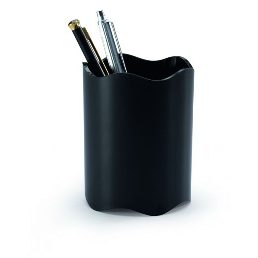 Vivid Pen Pot Plastic Black