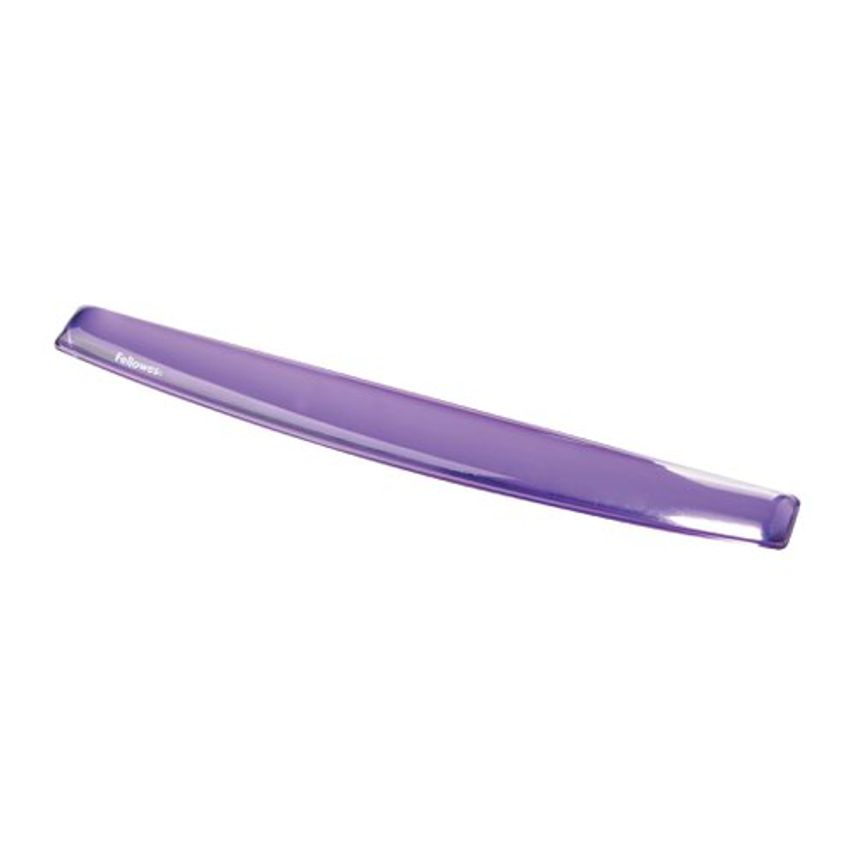 Fellowes Crystal Gel Keyboard Wrist Rest Purple 91437