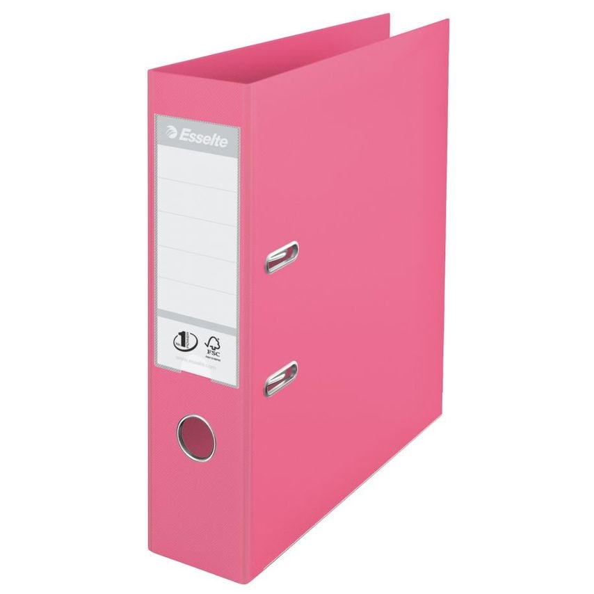 Esselte No.1 Solea Lever Arch File Polypropylene A4 75mm Spine Width Red (Pack 1
