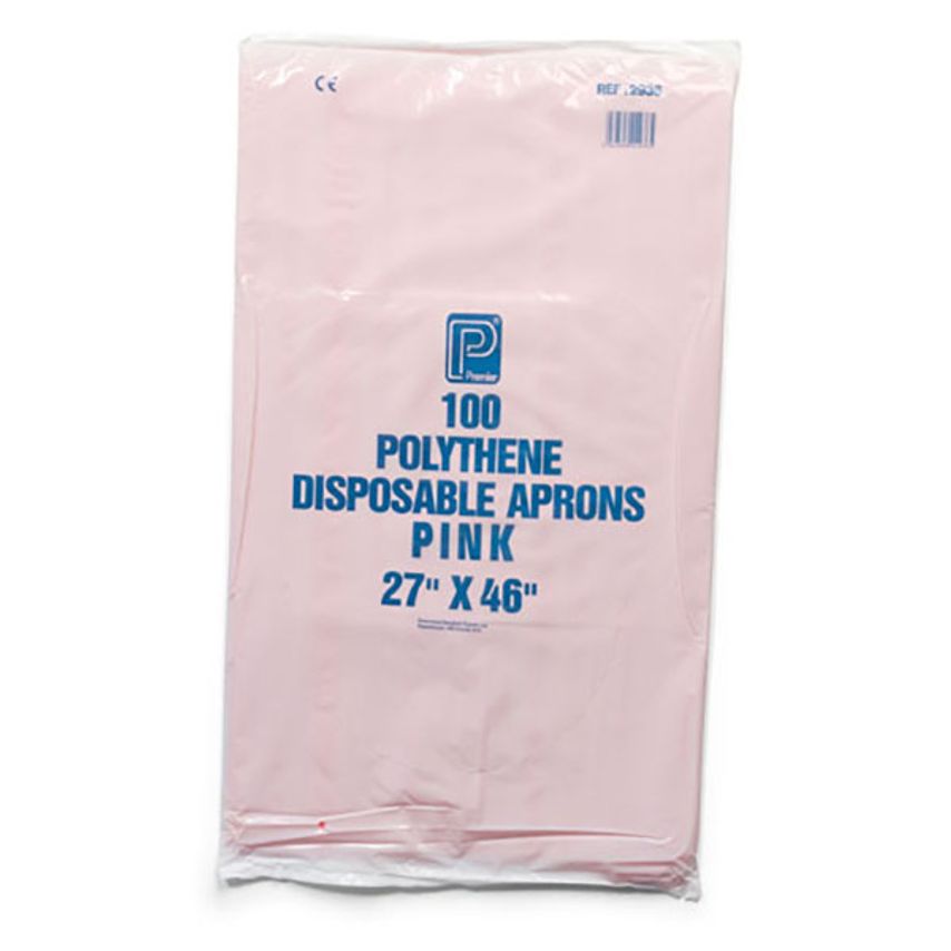 Tradefrog Flat Pack Aprons Red (10x100)- you get 10