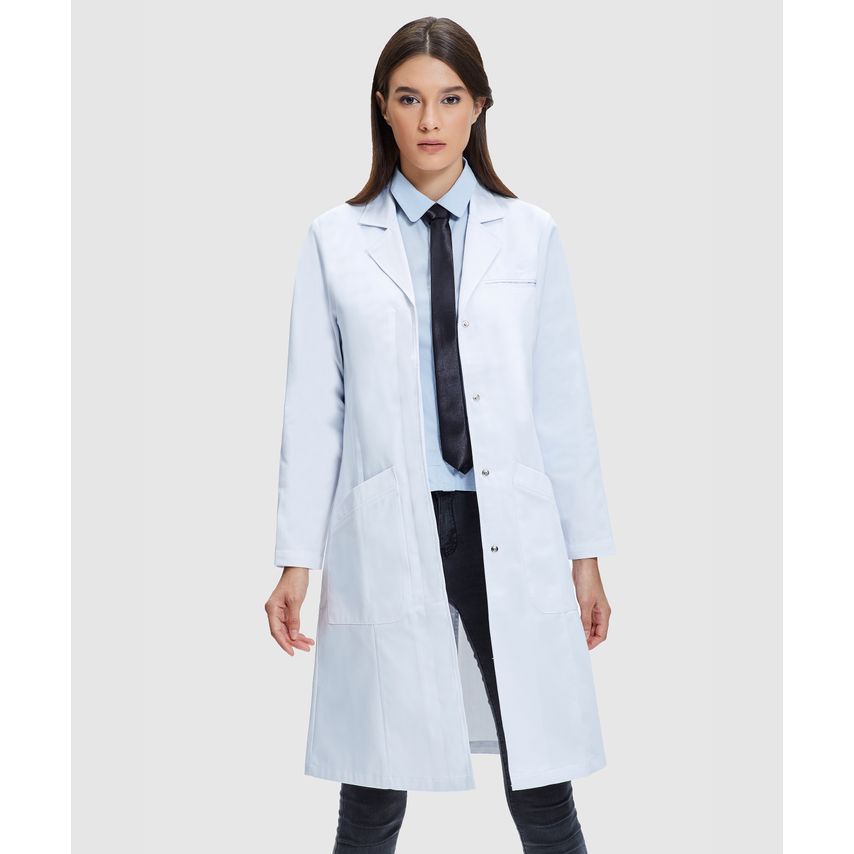 Dr.James DR3 Dr. James Lab Coat for Women, 100% Cotton, Classic Fit, - you get 5