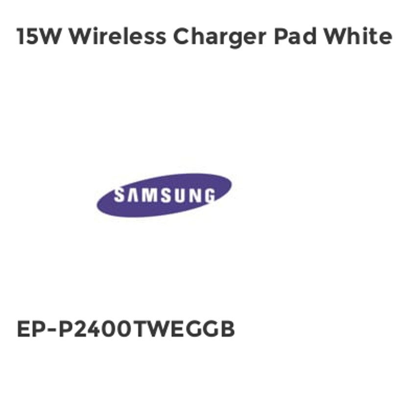 Samsung 15W Wireless Charger Pad White