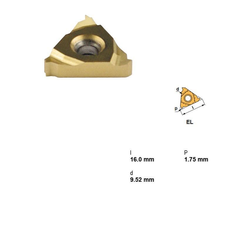 ISO Full Form Threading Insert Zoro UK