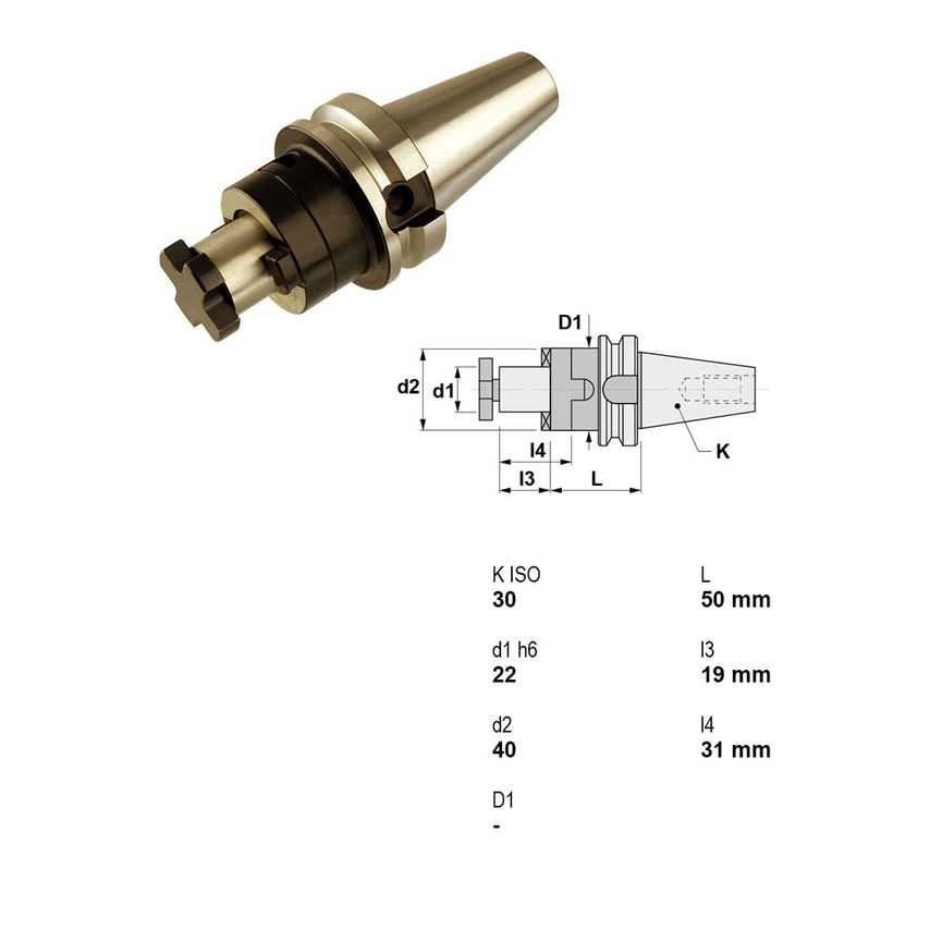 CombiShell Mill Adapter JIS B Zoro UK