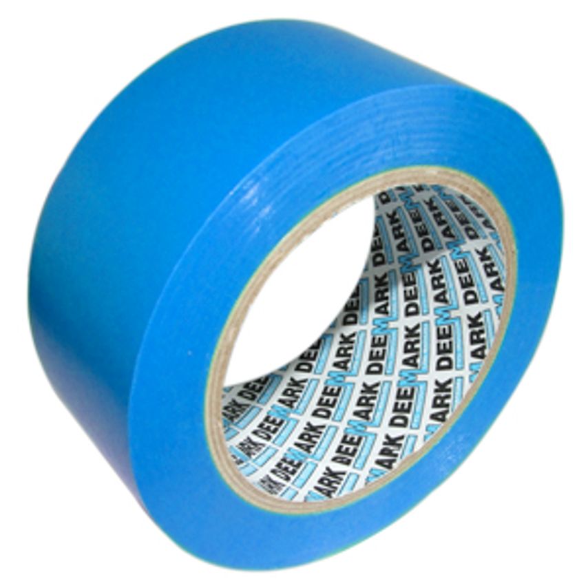 Deemark Brand PVC Floor Line Marking Tape - Blue - 38mm x 33m - Case of 32