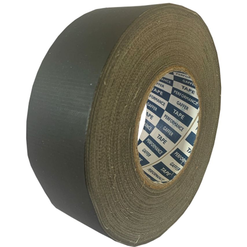 Performance Gaffa Performance Matt Gaffer Tape - Black - 25mm x 50m - Case of 48