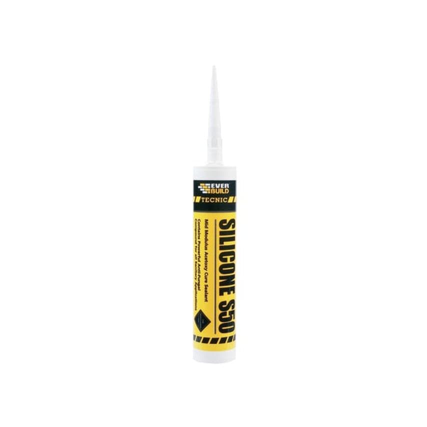 Everbuild Tecnic Silicon S50 Translucent 310ml