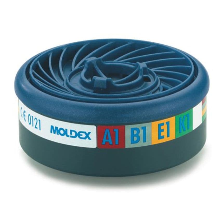 Moldex EasyLock ABEK1 Gas Filter Cartridge (Wrap of 2) MOL9400