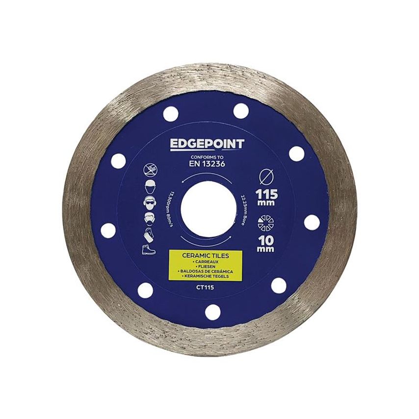 EdgePoint CT115 Tile Cutting Diamond Blade 115mm EDGDBCT115