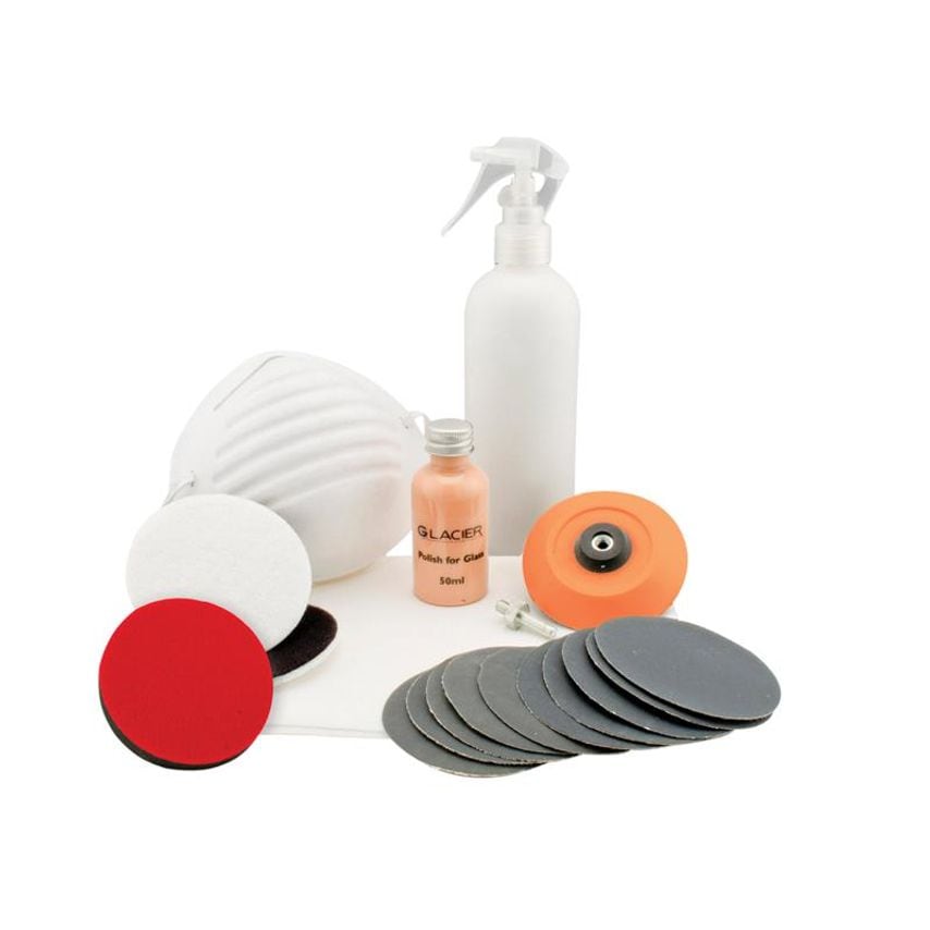 Flexipads GLACIER Advanced Glass Polishing Kit FLEGP202