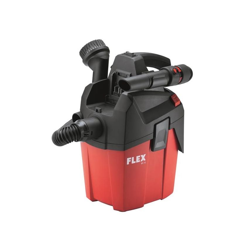 Flex Power Tools VC 6 L MC 18.0 Compact Vacuum Cleaner 18V Bare Unit FLX481491