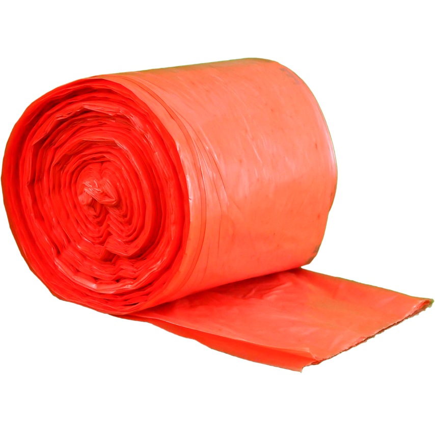 Clena Orange Clinical Waste Sacks 11/17 x 26", Pack of 500
